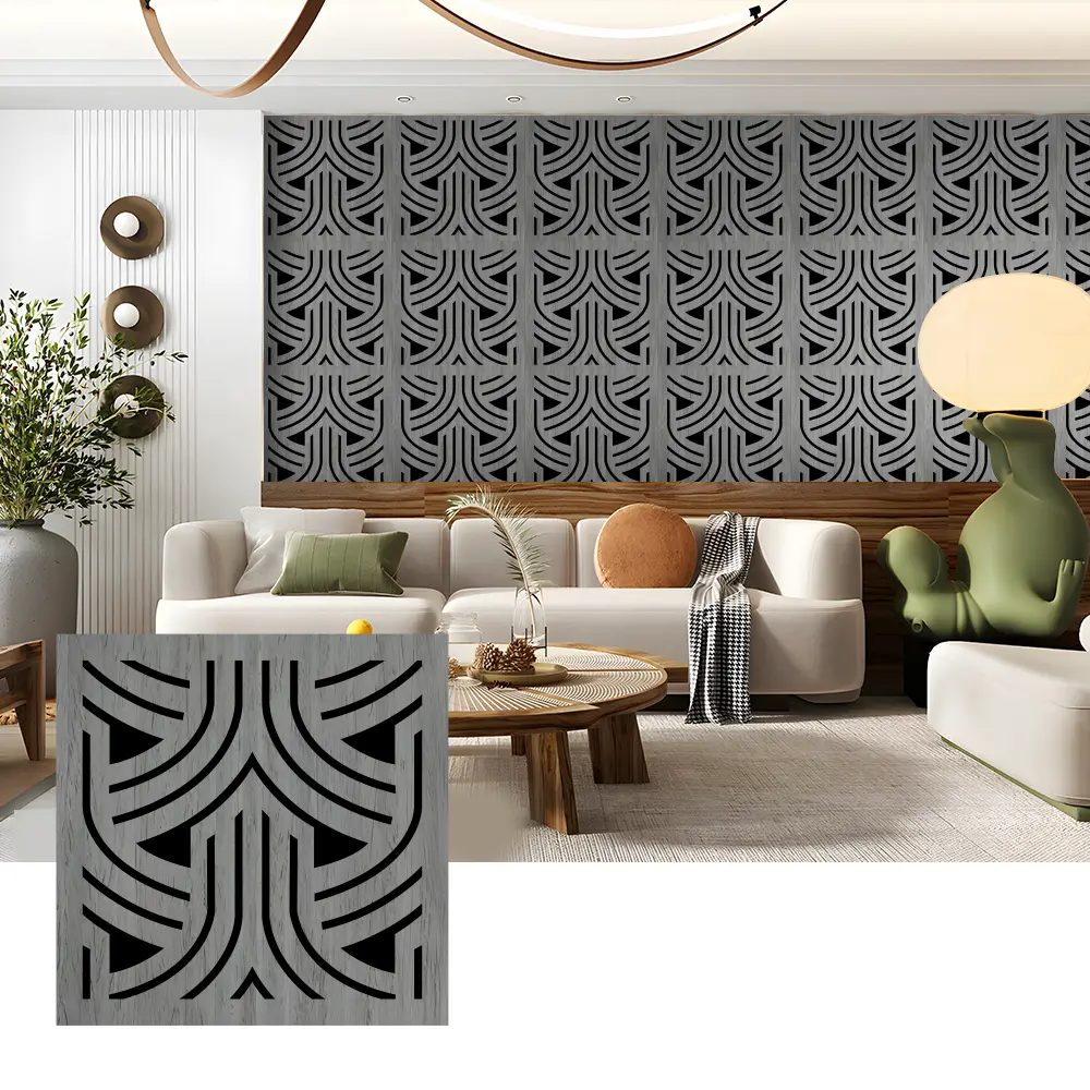 Дерев'яні акустичні ламелі для стін